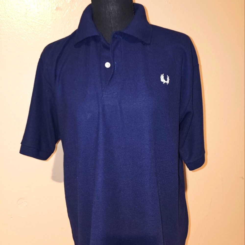 Fred Perry Men's XL Navy Blue Polo
